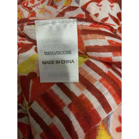 Yak & Yeti Boho Kimono Cardigan One Size Floral Patchwork 100% Viscose NWT - Picture 7 of 7